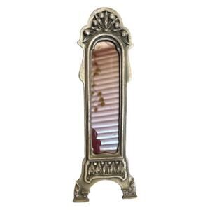 Vintage Art Nouveau Style Pewter Picture Frame Long Narrow